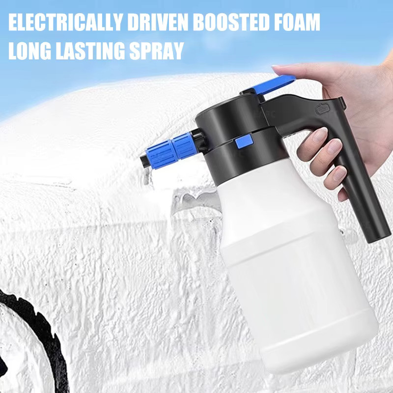 EAFC Elektroauto-Wasserpistole in Weiß, 1,5 l USB-Schaumsprühgerät als automatischer Pflanzen-Mister und Sprühgerät zur Fensterreinigung oder Fahrzeugdetaillierung - Bild 2