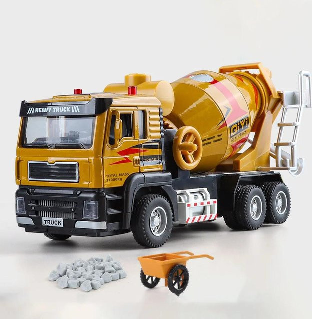 Linyi toy car Elektrischer Zementmischer LKW Modell, 1:40, mit Licht und Sound, ab 14 Jahren - Bild 1