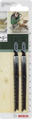 Bosch Stichsägeblatt HCS T 234 X Progressor für Holz, 2 Stück, Silber - Bild 1
