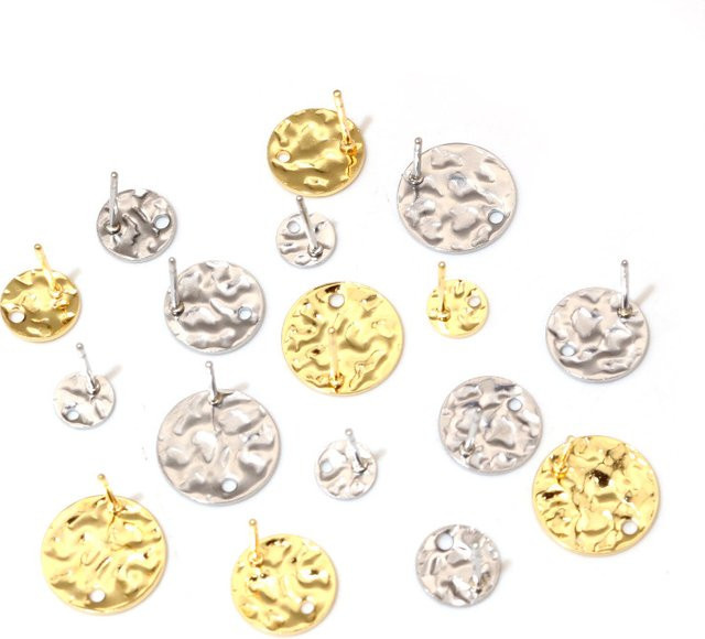 Wadsfred Ohrstecker Pin Befunde, 316 Edelstahl vergoldet, Unisex - Bild 1