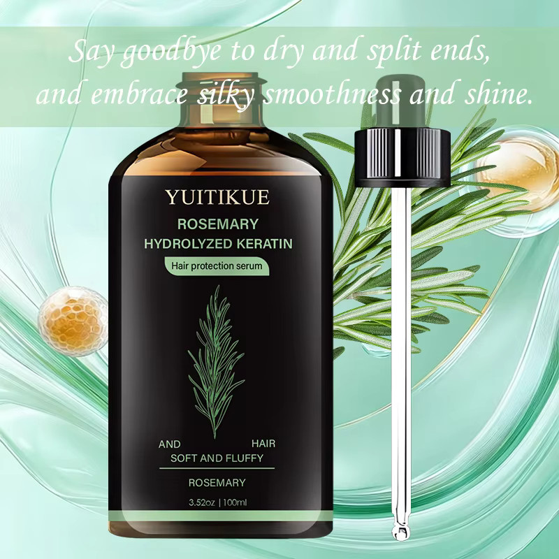 YUITIKUE Haarserum Rosmarin & Keratin, 100 ml, Unisex - Bild 6
