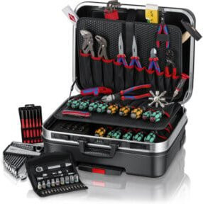 Knipex Werkzeugkoffer BIG Basic Move Mechanik, 90-teiliges Werkzeug-Set, Schwarz - Bild 2