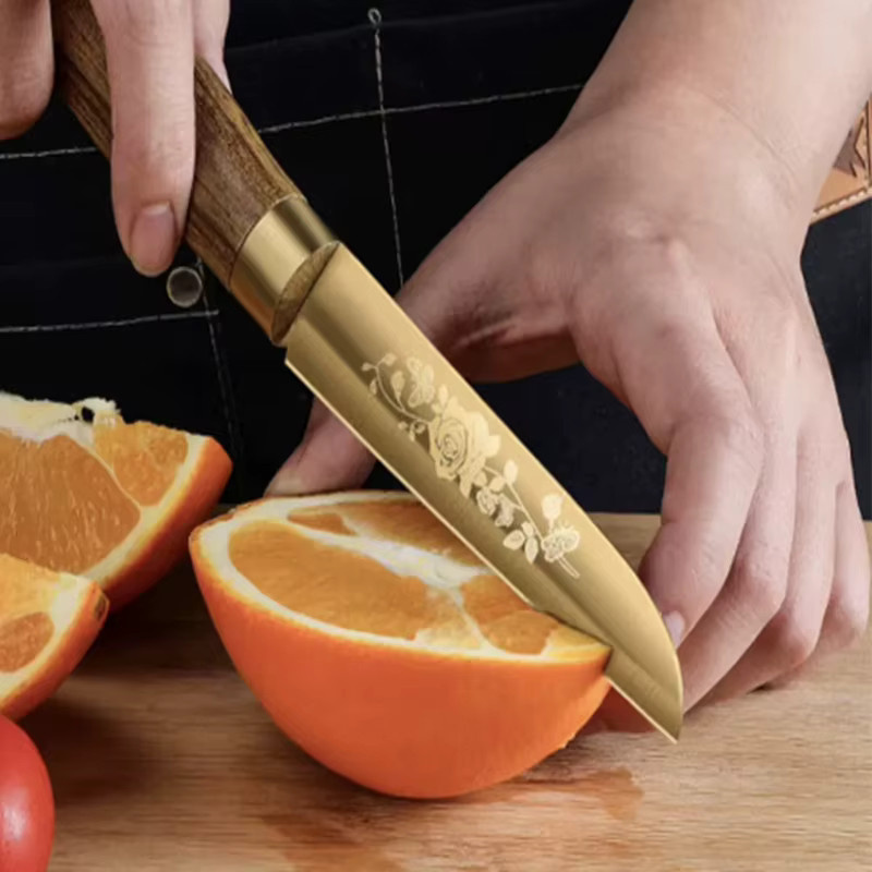 PLYS Schälmesser aus Edelstahl mit Holzgriff - Bild 4