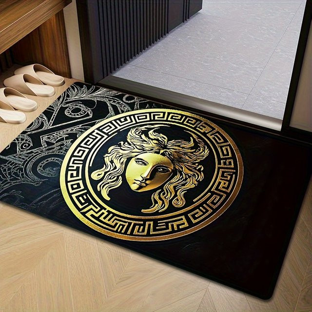 VIKAMA Creative Cool Carpet Warrior Fußmatte, wasserdicht und rutschfest für Küche, Badezimmer, Schlafzimmer oder Wohnzimmer - Bild 1