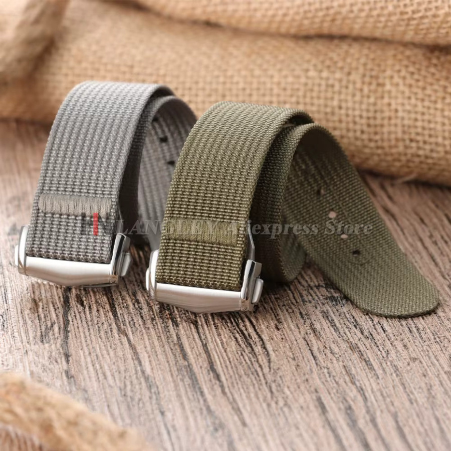 SAYKO Uhrenarmband Nylon, Textil/NATO, Edelstahl, Unisex - Bild 2