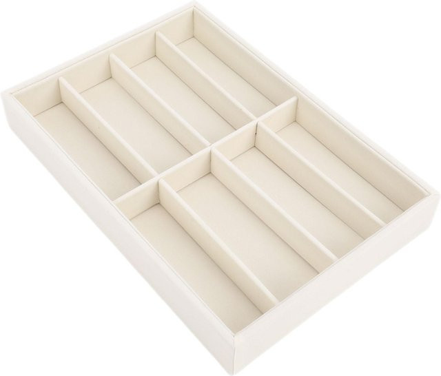Sonnenbrillen-Display-Etui 8-Schlitz, weiß - Bild 1