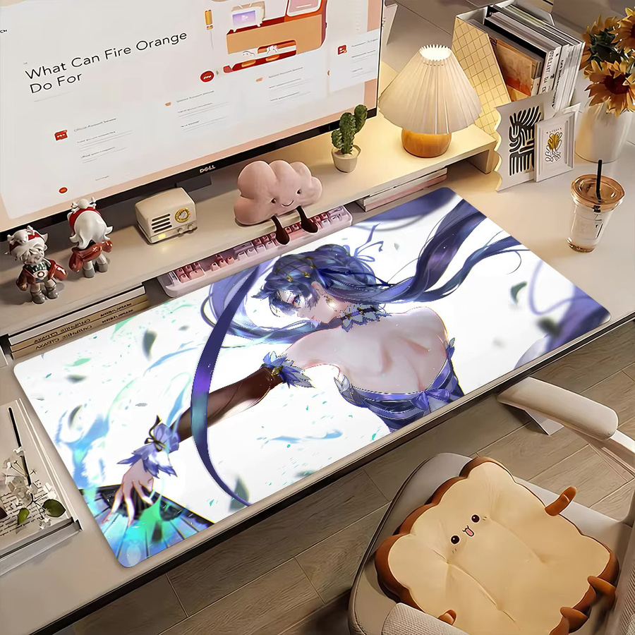 Game E-epic S-seven Gaming-Mauspad in Multicolour, rutschfeste und verdickte Schreibtischunterlage mit Gummikante - Bild 4