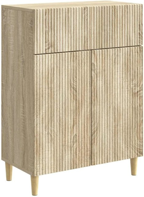 vidaXL Sideboard Sonoma-Eiche modern, B/T/H: 66 x 34,5 x 90 cm - Bild 1