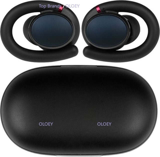 Sound Wide Sports X10 Ersatzteil-Set in Schwarz: Einzelne LR-Ohrhörer und Ladekassette für In-Ear Sport-Laufkopfhörer - Bild 1