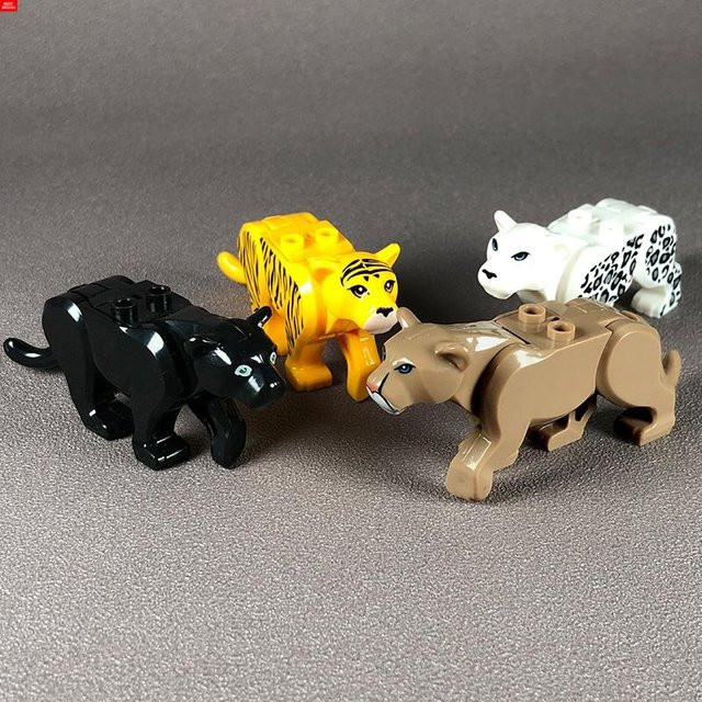 Yiran toy Waldtier Leopard Löwe Tiger Konstruktionsbausteine 6–12 Jahre - Bild 1
