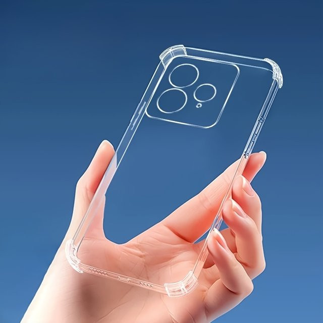 Transparente Silikon Schutzhülle aus weichem TPU für OPPO Realme GT7 Pro Racing Edition, Realme GT7, GT8 und 8 Pro - Bild 1
