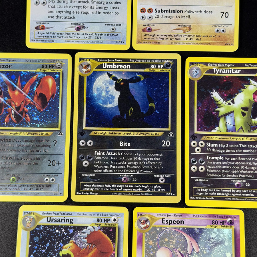 Bandai Vintage PKM TCG Neo Discovery N2 Holo Proxy-Karten, 14-teiliges Set - Bild 2