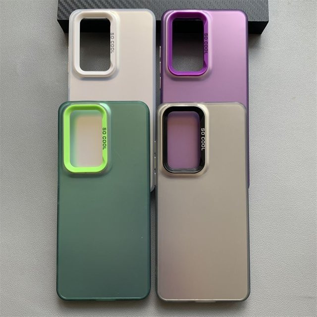 OnePlus Handyhülle Metallic Aurora Haut Matte Abdeckung für OnePlus 8T, 9R, Nord CE 2 Lite, Nord CE 3 Lite, Nord 2T, Nord 3 CE, Nord 4 in Multicolour und Weiß - Bild 1