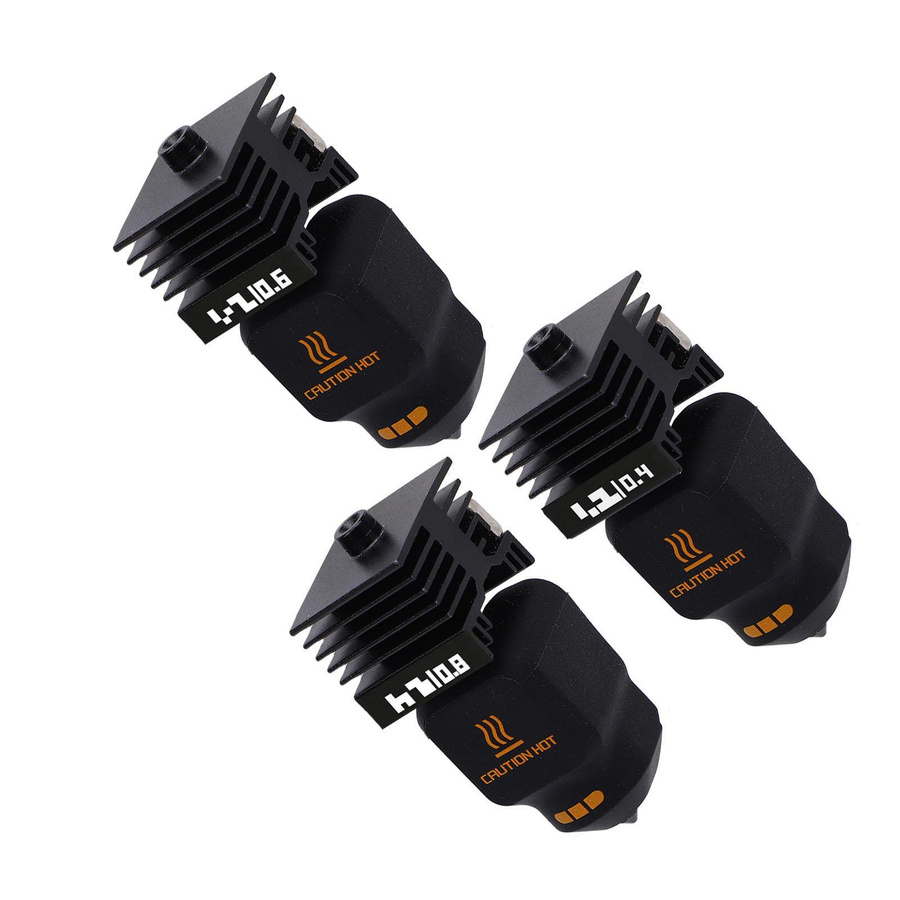 3er Set Heißend-Kit Ersatz für Bambu Lab P2S H2D H2S H2C 3D-Drucker mit hoher Durchflussrate, Düsenstärken 0,4 mm, 0,6 mm und 0,8 mm - Bild 6
