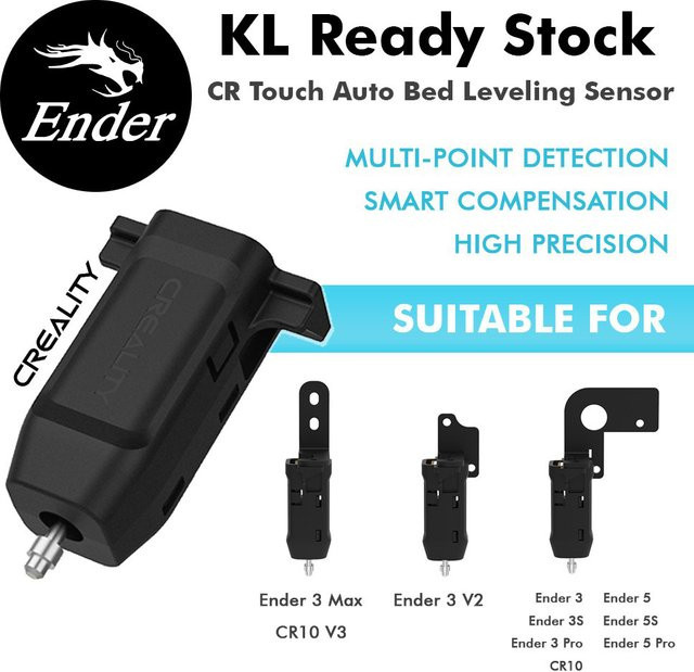 Creality CR Touch Auto Leveling Kit Sensor für Ender 3, Ender 3 Pro, Ender 3 V2, Ender 5 und CR-10 in Schwarz - Bild 1