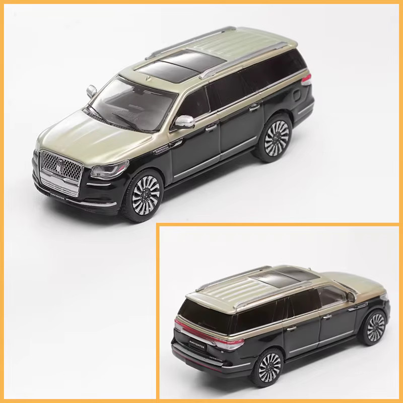 SHADOW PRO Lincoln Navigator SUV, Modellauto, Maßstab 1:64, Metall, Schwarz - Bild 4
