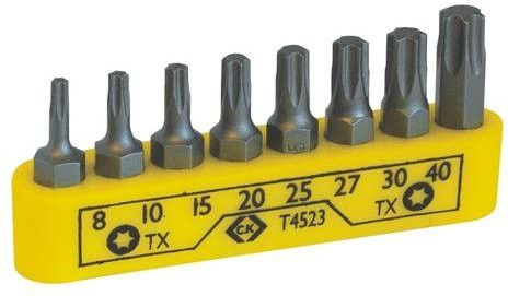 C.K Bit-Set T4523 8-teilig Innen-Sechsrund TX in Multicolour - Bild 1