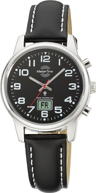 Master Time Armbanduhr, Quarz, Edelstahl, 34 mm, Damen, Schwarz - Bild 1