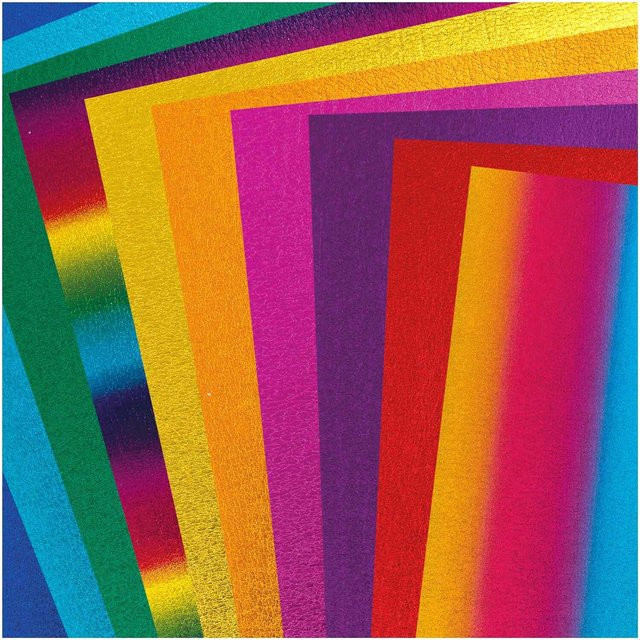 Rico Design Moosgummimix 2mm in 10 Metallic-Farben, B/H: 20 x 30 cm - Bild 1