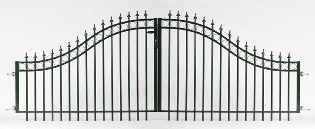 Doppeltor Schmuckzaun de Luxe B: 100 cm, H: 338 cm, T: 150 cm - Bild 1
