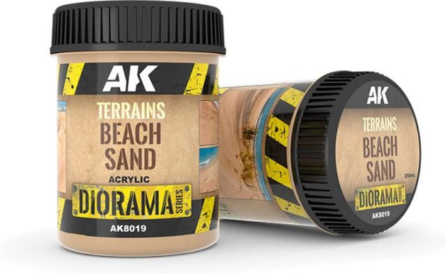 AK Interactive Terrains Beach Sand, 250ml, Natur / Holzfarben - Bild 1