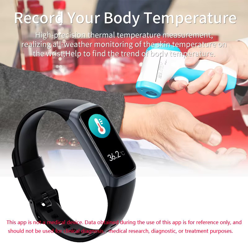 Lige Smartwatch mit 1.1 Zoll AMOLED Farbdisplay, wasserdichte Sportuhr mit Indoor und Outdoor Tracking für iOS und Android, Farbe: Pink - Bild 3