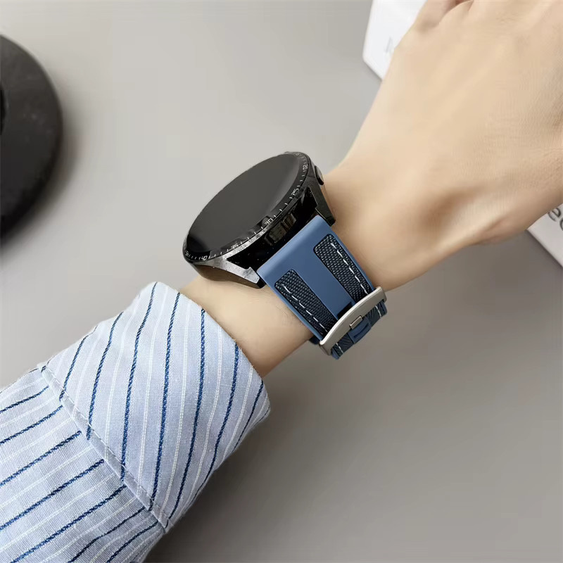 Uhrenarmband Nylon, Silikon, Unisex - Bild 3