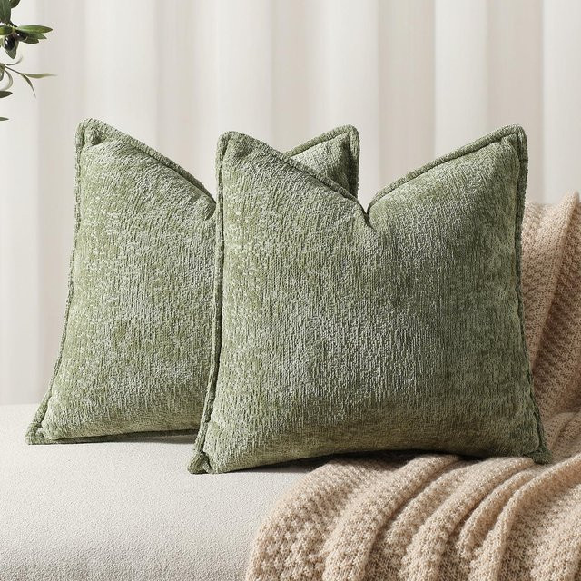 Weiche Chenille Kissenbezüge von JMG Clothing für Sofa und Wohnzimmer, B/H: 50 x 50 cm - Bild 1