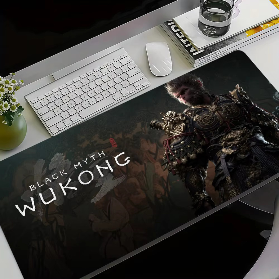 B-Black Myth W-Wukong Gaming-Mousepad, rutschfest und verdickt, Multicolor - Bild 5