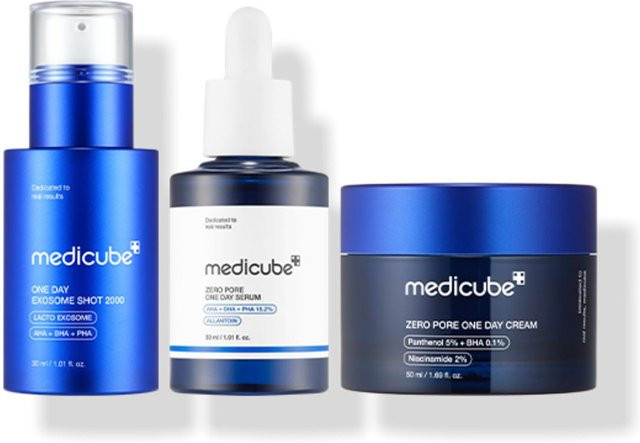 MEDICUBE Red Line 2.0 Plus 4-teiliges Hautpflege-Set, BHA, Cica, Teebaumöl - Bild 1