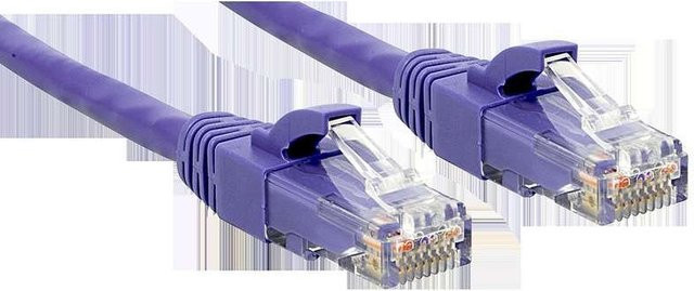 Lindy RJ45 Netzwerkkabel CAT 6 U/UTP Ethernet LAN Patchkabel Violett 20 m - Bild 2
