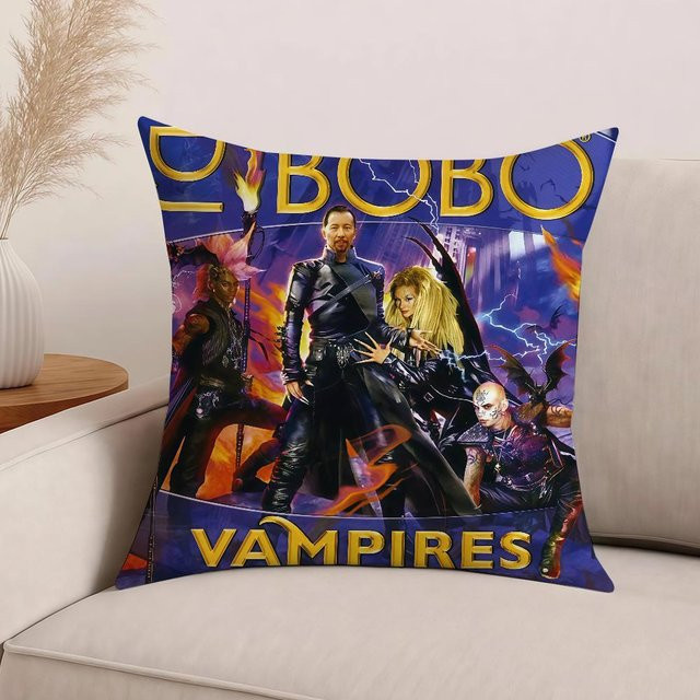 Dekorativer Kissenbezug DJ Bobo Das Große Abenteuer aus Kurzplüsch, Blau, B/B: 55 x 55 cm - Bild 1