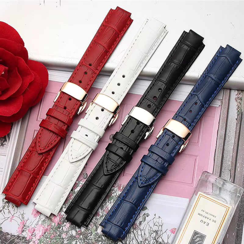 Nexuiz Uhrenarmband Leder, konvexes Verbindungsarmband, Unisex - Bild 2