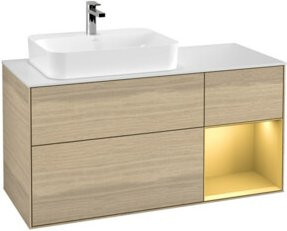 V&B Finion Waschtischunterschrank mit Wandbeleuchtung, Breite: 120 cm, Tiefe: 50,1 cm, Höhe: 50,1 cm - Bild 1