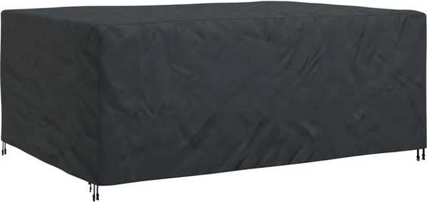 vidaXL Wasserabweisender Sofa-Möbelbezug in Schwarz, B/T/H: 280 x 204 x 106 cm