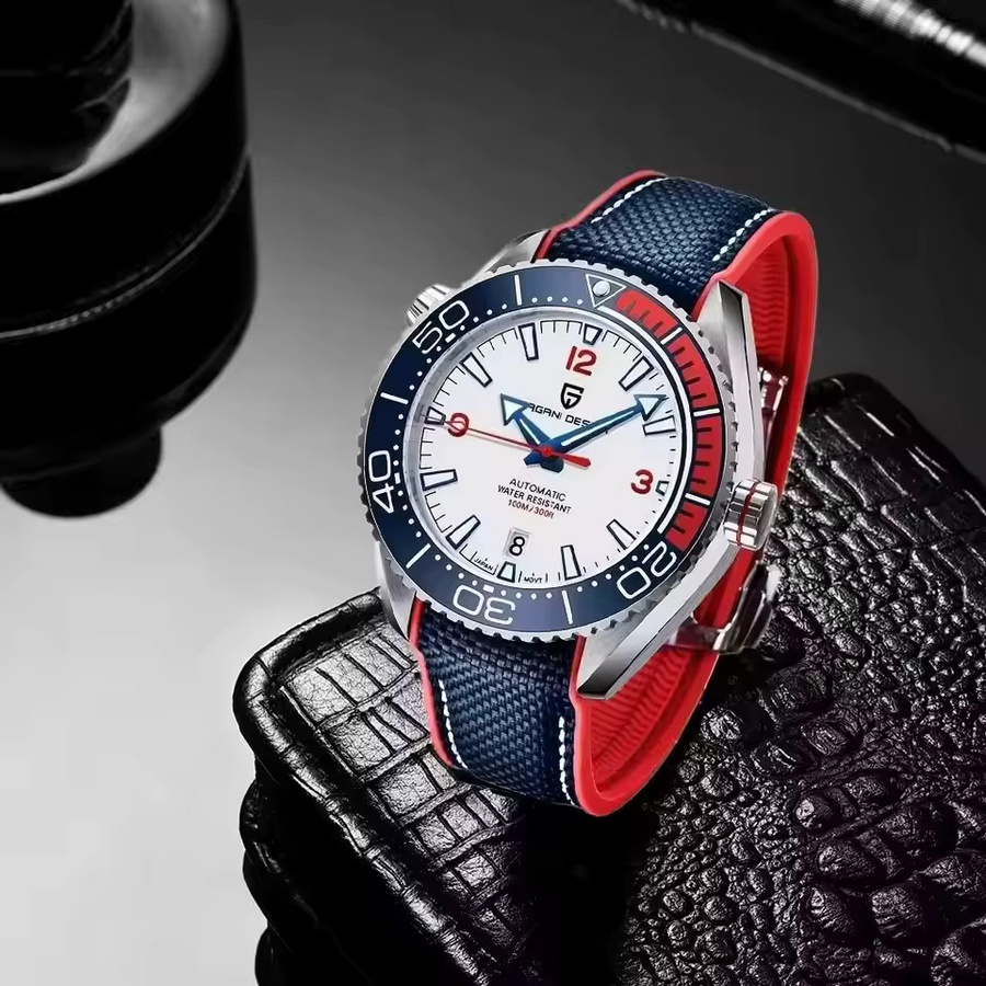 PAGANI DESIGN Armbanduhr Automatik, Edelstahl, Saphirglas, 42 mm, Herren - Bild 3