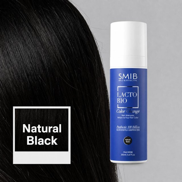 SMIB Lacto Bio Color Shampoo, Natural Black, für coloriertes Haar - Bild 1
