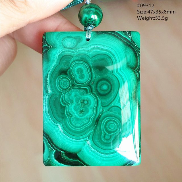 MUKO GEMS Anhänger Malachit Chrysokoll, Grün, Unisex - Bild 1
