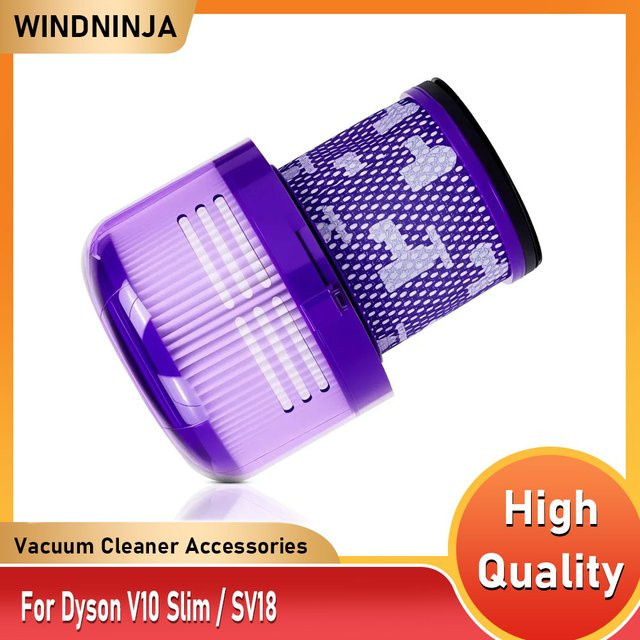 Waschbarer HEPA-Nachfilter für Dyson V10 Slim / SV18 Akku-Roboter-Staubsauger in Purple - Bild 1