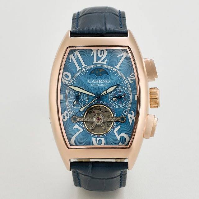 CASENO Automatik-Mechanische Uhr, Herren, Tourbillon - Bild 1