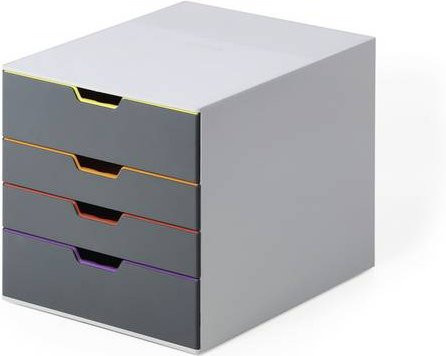 Durable Schubladenbox VARICOLOR 4 in Grau für DIN A4 - Bild 1