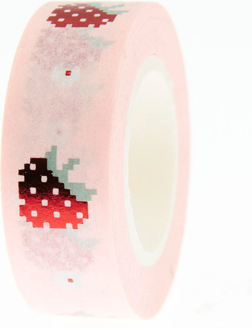 Rico Design Paper Poetry Washi Tape Futschikato Erdbeeren Multicolor - Bild 1