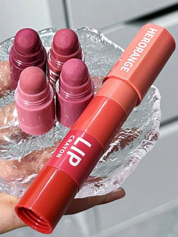 Herorange Mini Bullet Lippenstift, Matt, Vier Farben - Bild 5