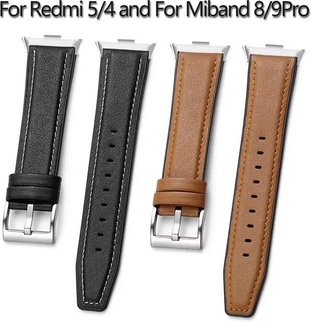 CAOWTAN Uhrenarmband Leder, Vintage, Schwarz, Unisex - Bild 1