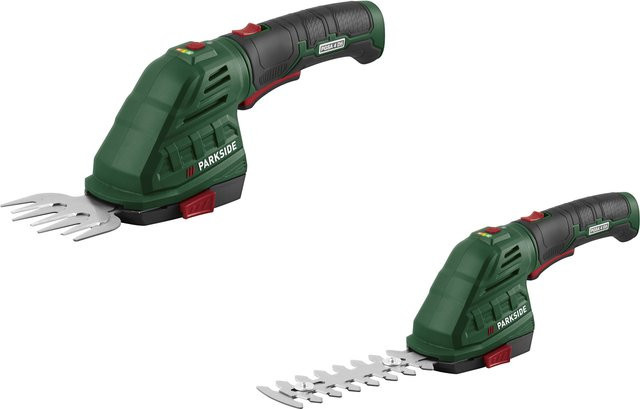 PARKSIDE 2-in-1 Akku-Gras- und Strauchschere PGSA 4 D5 mit 180 Grad drehbarem Softgriff - Bild 1