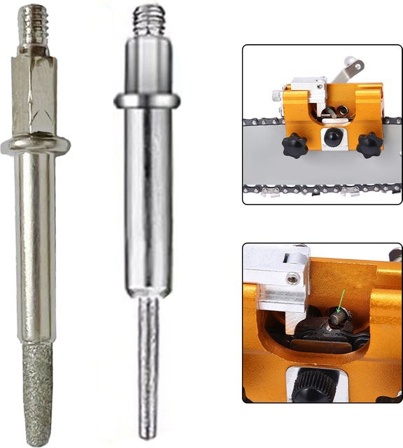 Vibratite Elektrischer Kettensägen-Schleifer in Silber für dicke und dünne Ketten - Bild 1