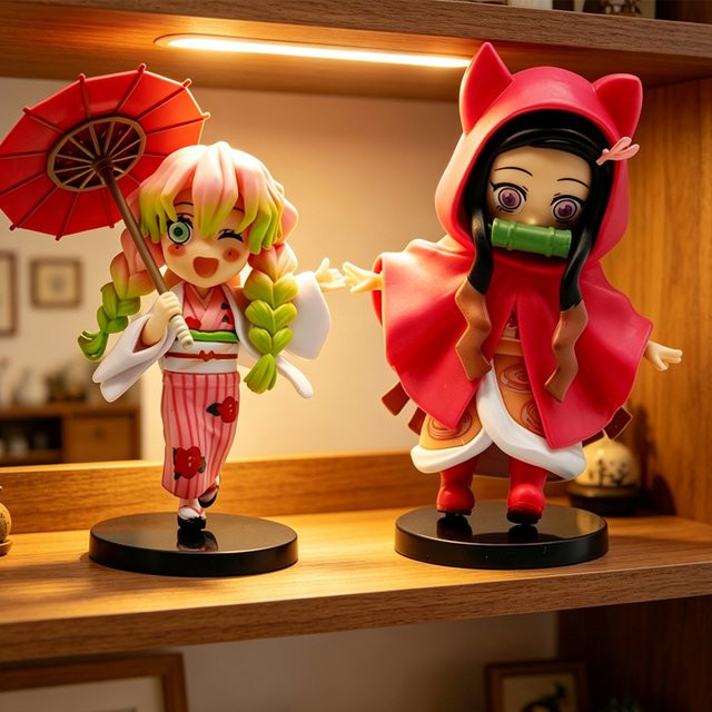 Bandai Demon Slayer Plum Rain Serie Actionfigur, Krieger Spielzeugmodell - Bild 1