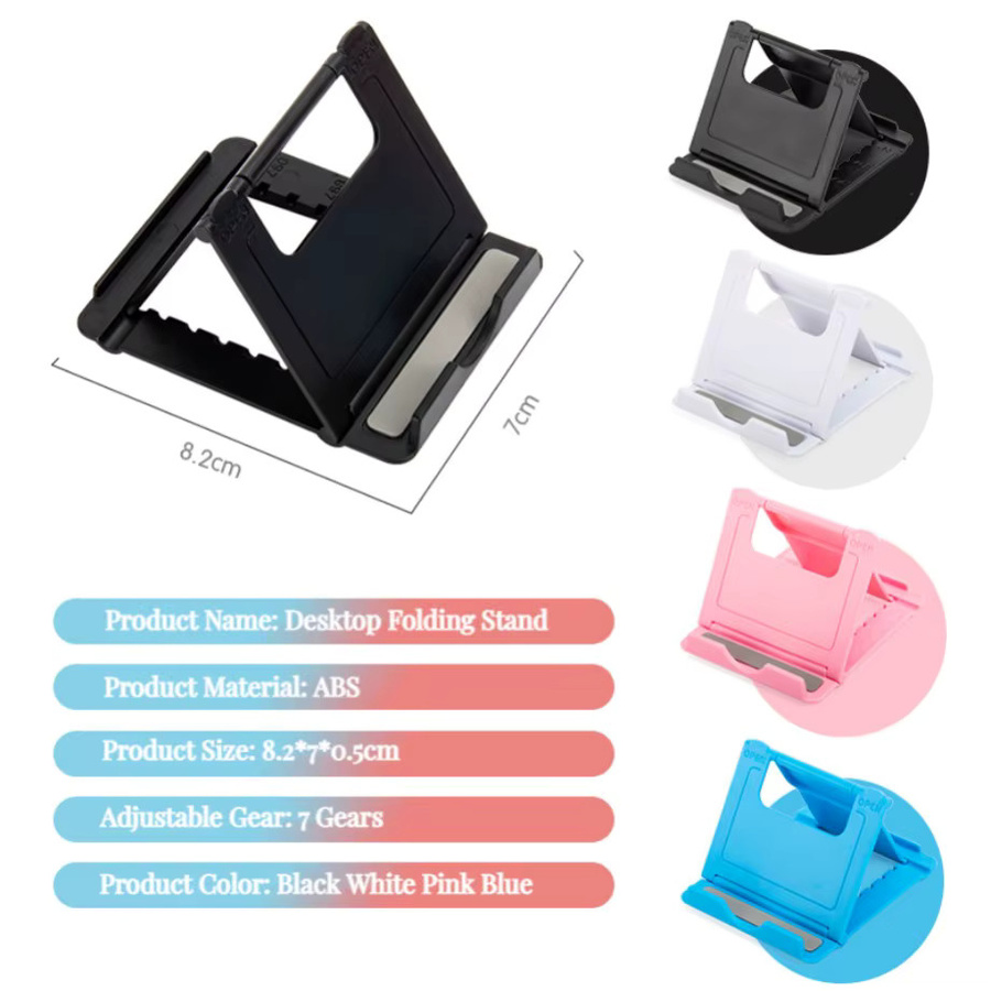 GRWIBEOU Verstellbarer Desktop-Handyständer und Tablet-Halterung in Pink für iPad, iPhone, Samsung, Xiaomi und Huawei - Bild 5