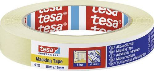 tesa tesakrepp Basic Kreppband Beige, Breite: 19 mm, Länge: 50 m - Bild 1