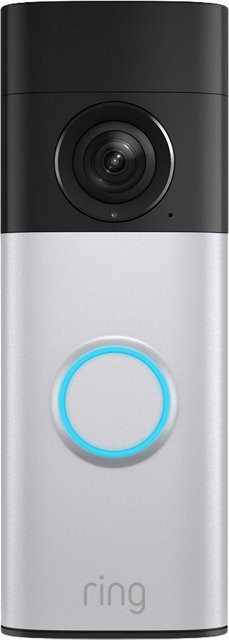 Ring Akku Videotürklingel Plus 2. Generation in Silber mit WLAN und USB-C Anschluss - Bild 1